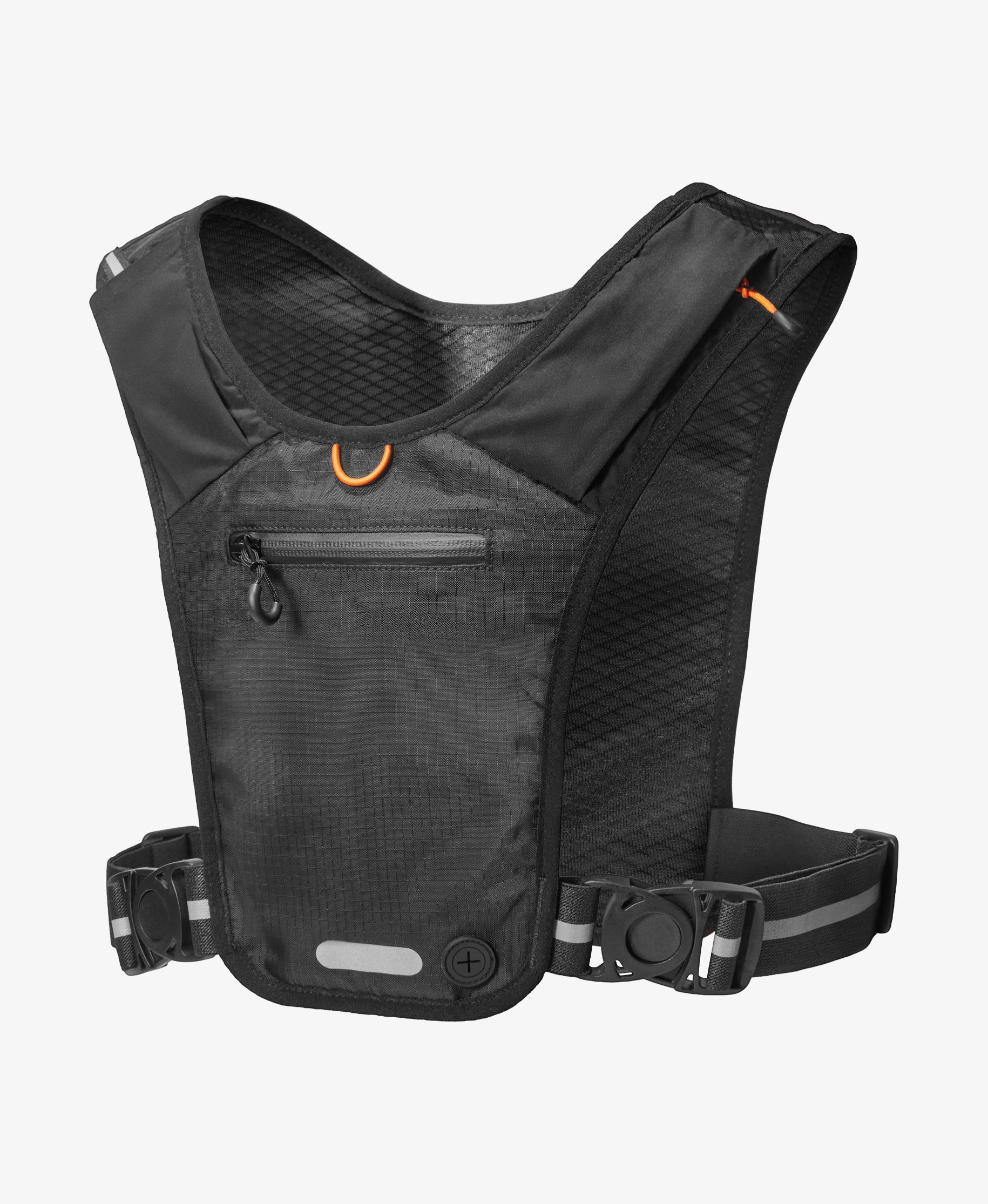 AMP11390 - Dynamic Shield™ Running Vest | A720 L-XL in Black showing the back