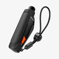 ACP06988 - Car Escape Tool in Black showing the top, round tip and partial side with a string attached