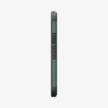 ACS11854 - Pixel 11 Tough Armor (Mag Fit) Abyss Green side profile showing textured side grips, responsive button covers, and the built in kickstand.