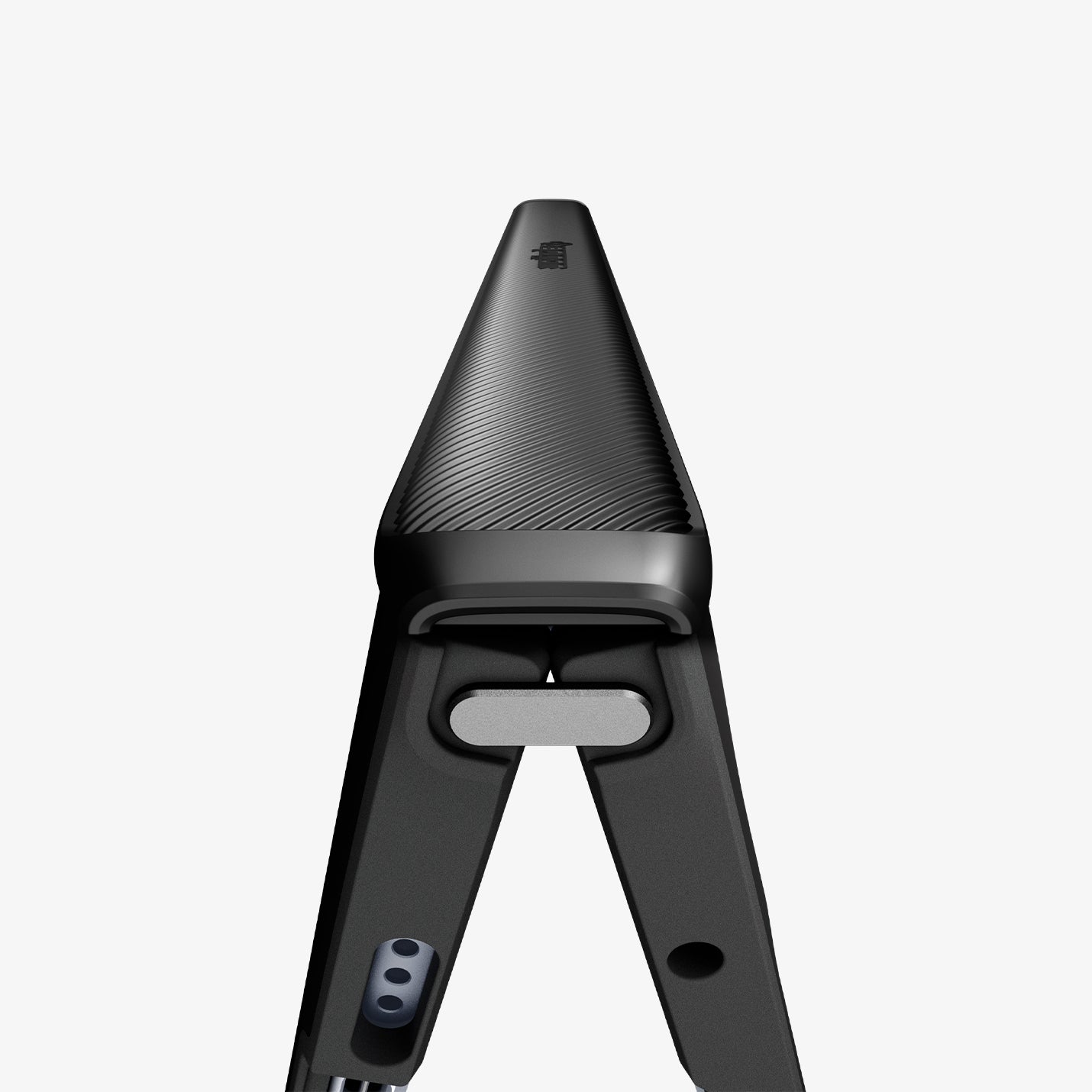 ACS11458 - Pixel 11 Pro Fold Slim Armor Pro (Mag Fit) Black close-up of the full hinge cover with SecuLink technology for smooth and secure folding.