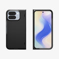 ACS09741 - Pixel 10 Pro Fold Case Slim Armor Pro (MagFit) in black showing the back and front of two devices