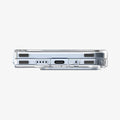 ACS09742 - Pixel 10 Pro Fold Case Ultra Hybrid Metal Ring (MagFit) in crystal clear showing the bottom with device folded