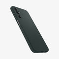 ACS07247 - Galaxy A15 5G Case Liquid Air in Abyss Green showing the back, partial side with side buttons and bottom