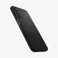 ACS07246 - Galaxy A15 5G Case Liquid Air in Matte Black showing the back, partial side with side buttons and bottom