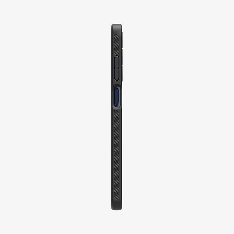 ACS07246 - Galaxy A15 5G Case Liquid Air in Matte Black showing the side with side buttons