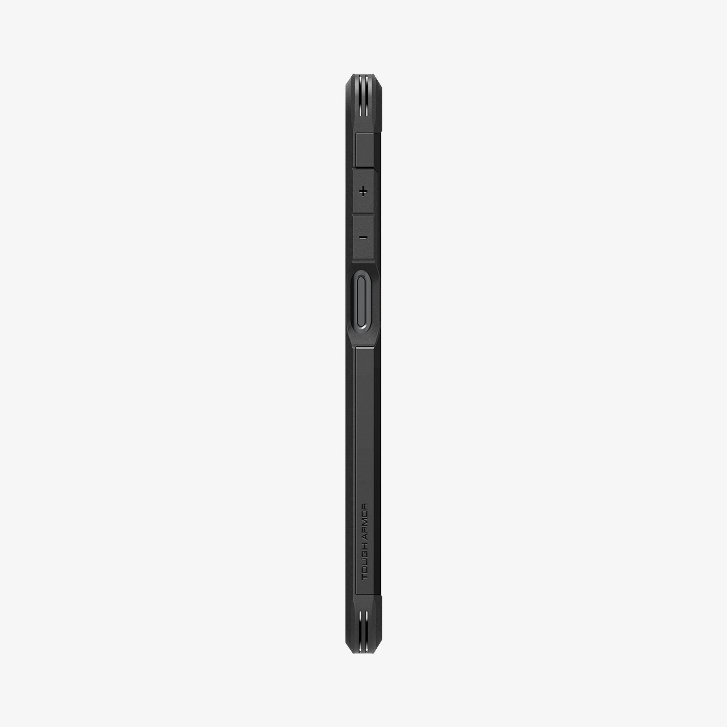 ACS07242 - Galaxy A15 5G Case Tough Armor in Black showing the side with side buttons