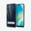 ACS08892 - Galaxy A16 Case Slim Armor Essential in Crystal Clear showing the back, partial front and sides