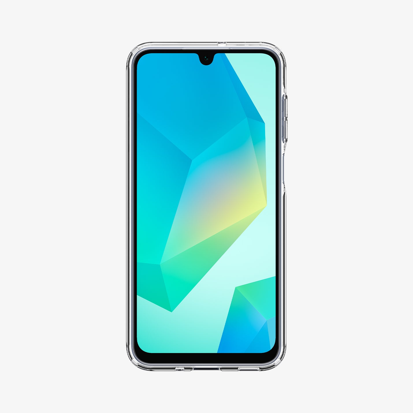 ACS08890 - Galaxy A16 5G Case Ultra Hybrid in Crystal Clear showing the front
