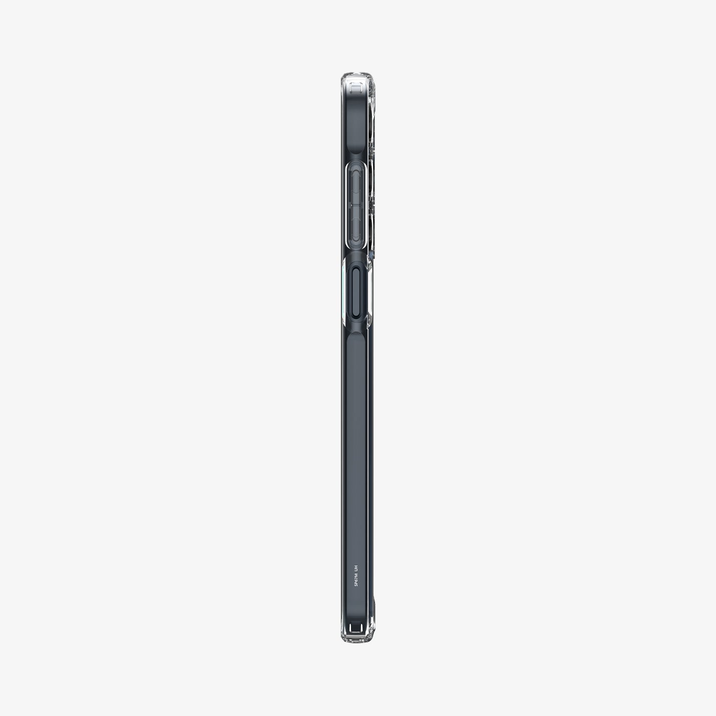 ACS08890 - Galaxy A16 5G Case Ultra Hybrid in Crystal Clear showing the side