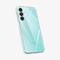 ACS08890 - Galaxy A16 5G Case Ultra Hybrid in Crystal Clear showing the back and partial side slightly titled