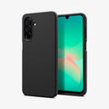 ACS09290 - Galaxy A26 5G Case Liquid Air in Matte Black showing the back, partial front and sides