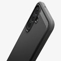 ACS11312 - Galaxy A27 5G Rugged Armor showing a close up of Galaxy A27 5G Rugged Armor with raised camera protection and carbon fiber accent