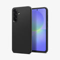 ACS09199 - Galaxy A36 5G Case Liquid Air in Matte Black showing the back, partial front and sides