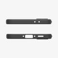 ACS09199 - Galaxy A36 5G Case Liquid Air in Matte Black showing the top and bottom