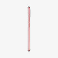ACS00564 - Galaxy A51 Case Liquid Crystal in Crystal Clear showing the side with side buttons