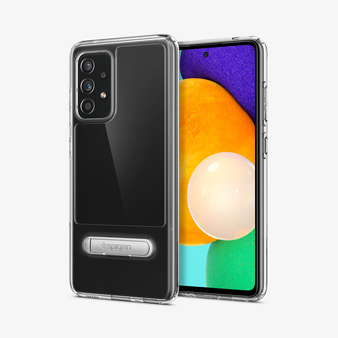 ACS07521 - Galaxy A35 5G Case Slim Armor Essential in Crystal Clear showing the back