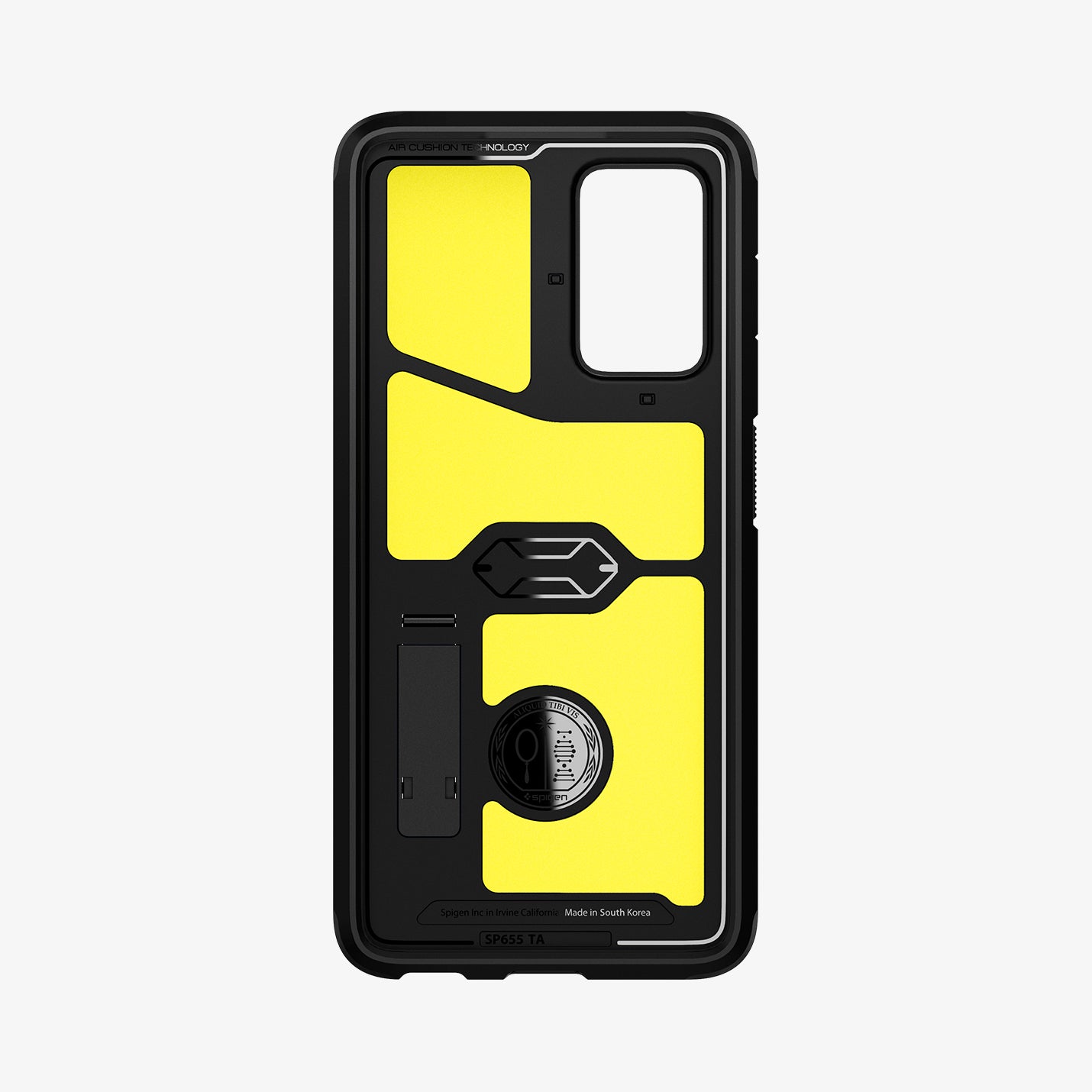 ACS02319 - Galaxy A52 Case Tough Armor in Black showing the inner case with impact foam