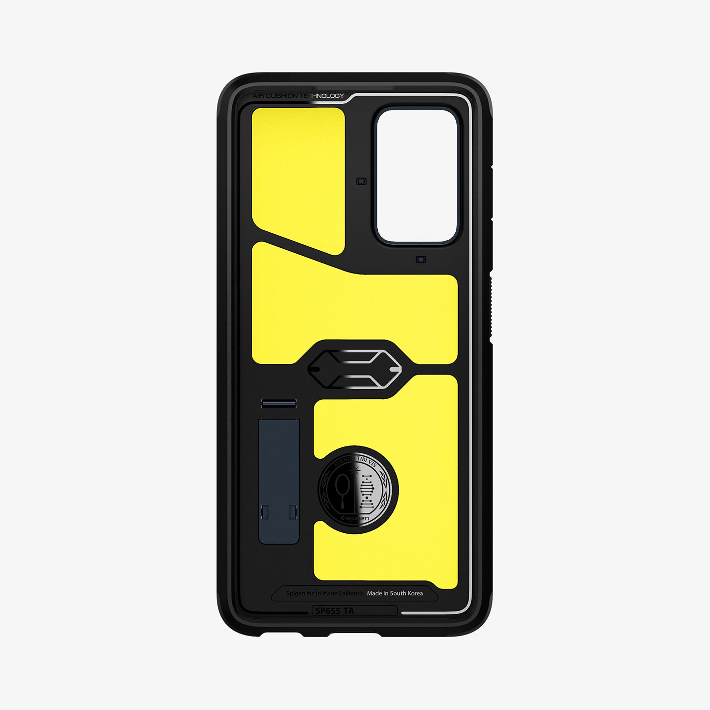 ACS02320 - Galaxy A52 Case Tough Armor in Metal Slate showing the inner case with impact foam