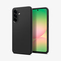 ACS09291 - Galaxy A56 5G Case Liquid Air in Matte Black showing the back, partial front and sides