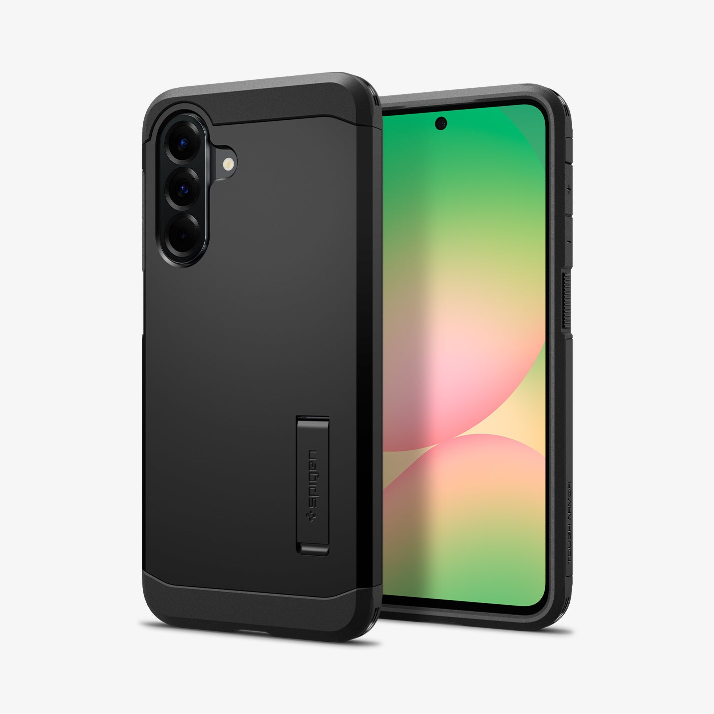 ACS09294 - Galaxy A56 5G Case Tough Armor in Black showing the back, partial front and sides