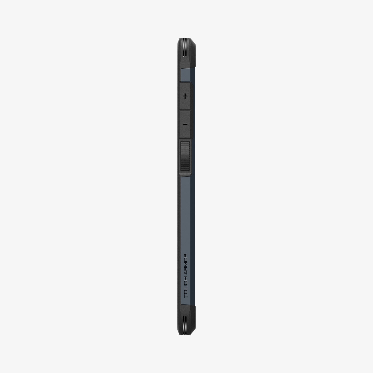 ACS09295 - Galaxy A56 5G Case Tough Armor in Metal Slate showing the side