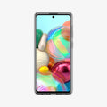 ACS00566 - Galaxy A71 Case Liquid Crystal in Crystal Clear showing the front