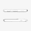 ACS02325 - Galaxy A72 Case Liquid Crystal in Crystal Clear showing the top and bottom