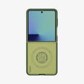ACS11159 - Galaxy Z Flip 7 Nano Pop (MagFit) in Avo Green showing the inside of case