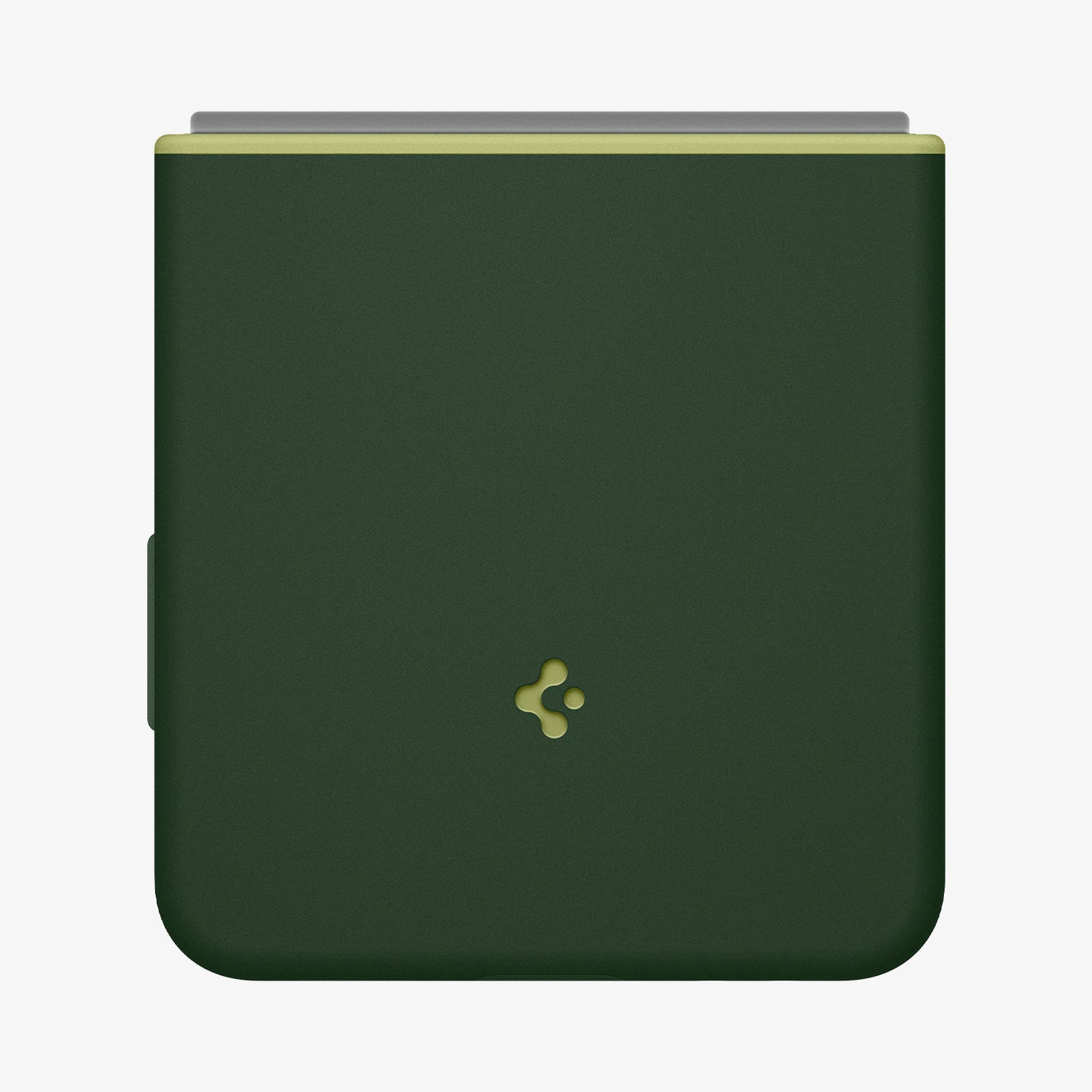 ACS11159 - Galaxy Z Flip 7 Nano Pop (MagFit) in Avo Green showing the back with device folded