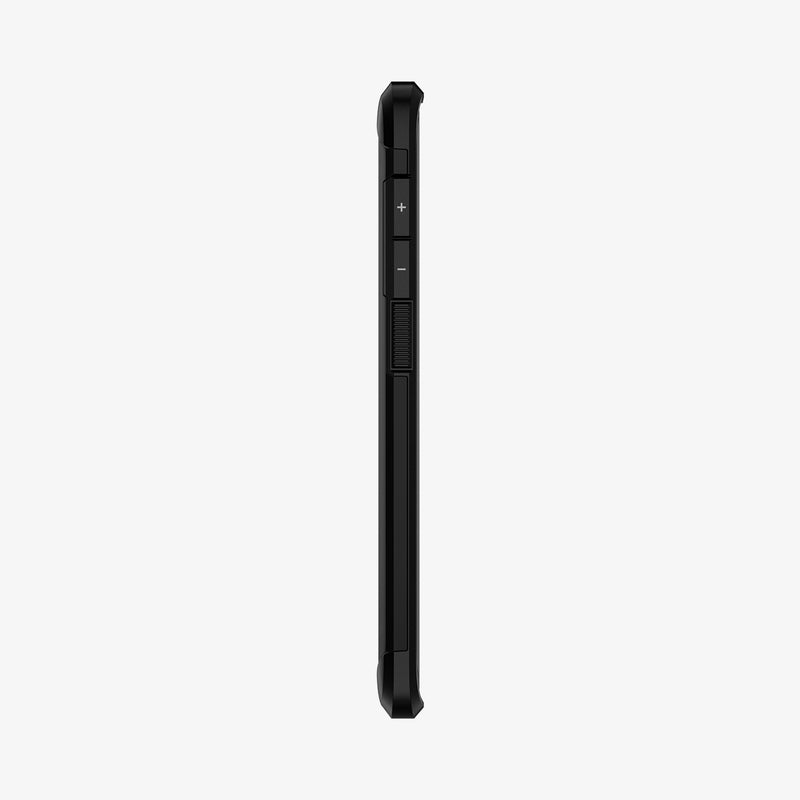606CS25770 - Galaxy S10 Plus Tough Armor Case in black showing the side