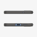 ACS09404 - Galaxy S25 Case Liquid Air in Marble Gray showing the top and bottom