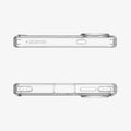 ACS11049 - Galaxy S26 Plus Case Ultra Hybrid Crystal Clear showing the top and bottom