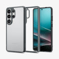 ACS11031 - Galaxy S26 Ultra Case Ultra Hybrid Space Crystal showing the back with the device, partial back case only, partial front and sides