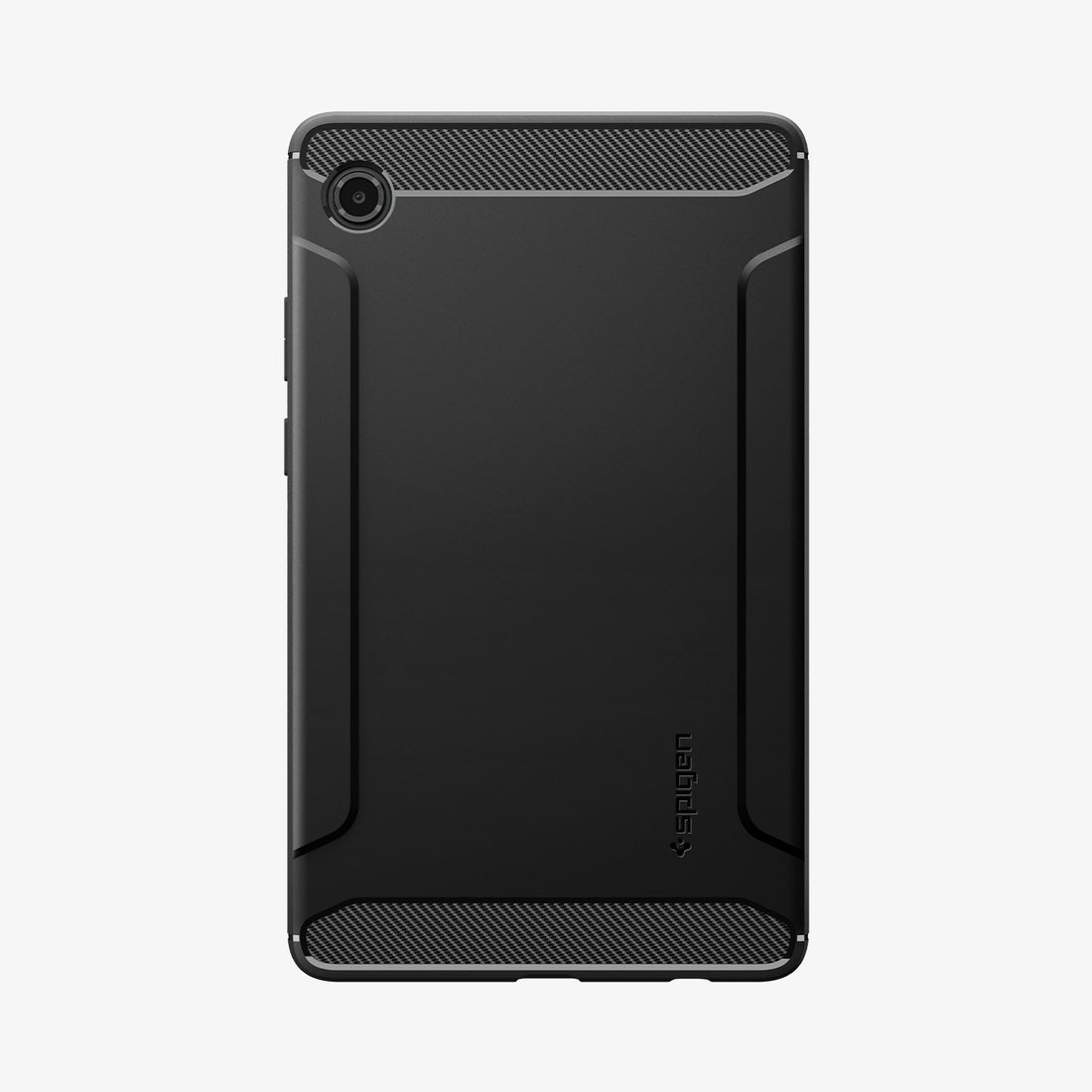 ACS10462 - Galaxy Tab A11 Rugged Armor in Matte Black showing the back