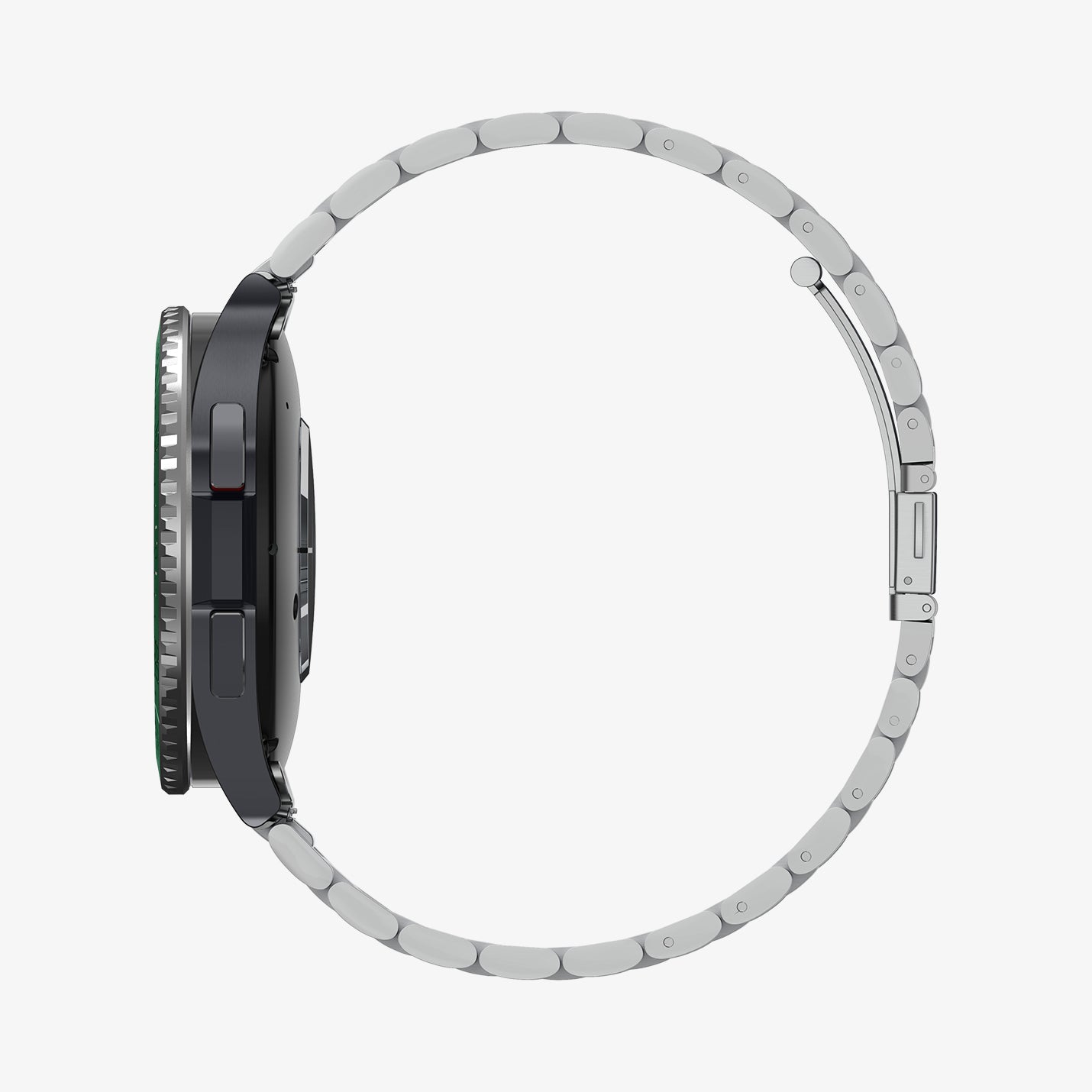 ACS07127 - Watch 6 Classic (47mm) Bezel Tune in Green showing the side