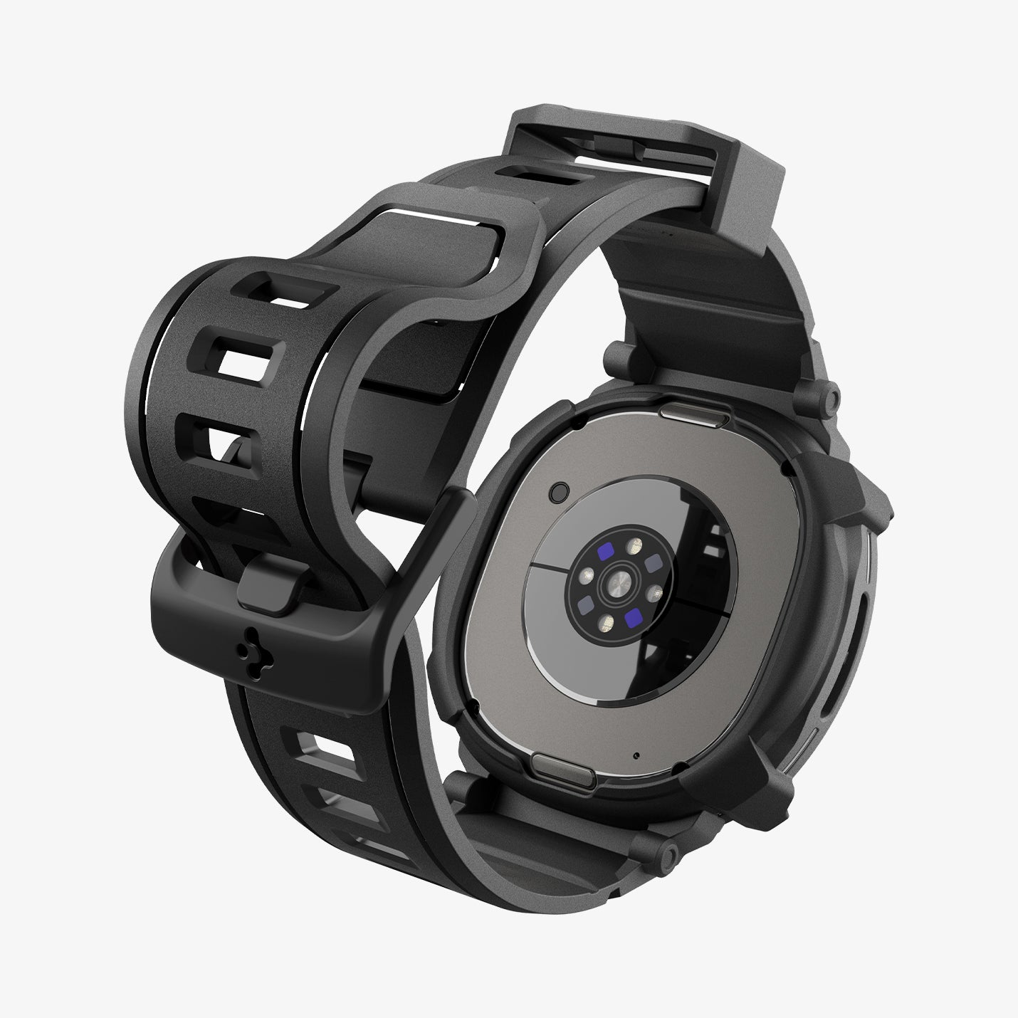 ACS10013 - Galaxy Watch 8 Rugged Armor Pro showing the front, side and bottom