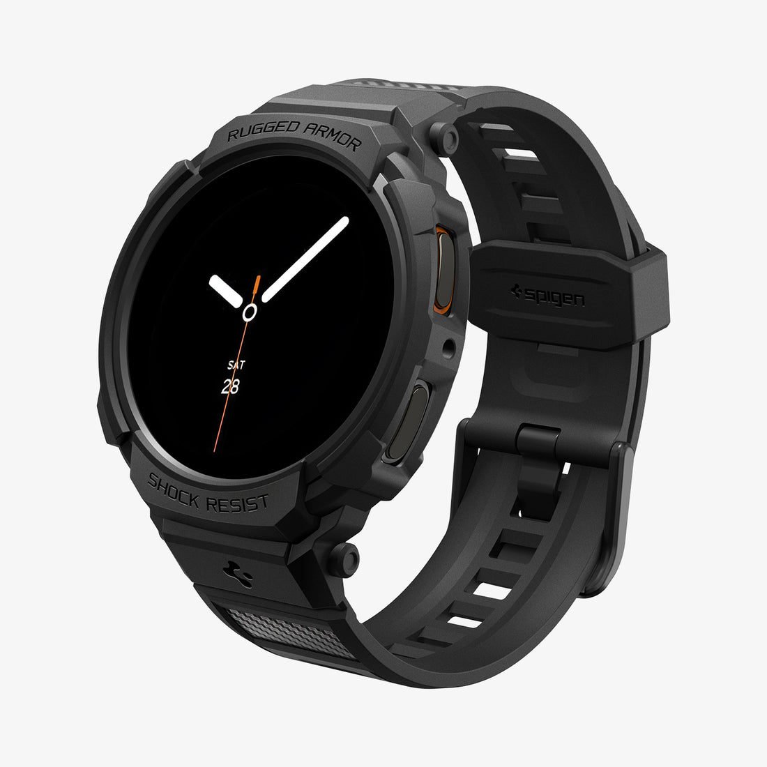 ACS10007 - Galaxy Watch 8 Rugged Armor Pro showing the front and partial side