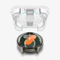 AGL08351 - Galaxy Watch 7 (40mm) GLAS.tR EZ Fit in Clear showing the inner of the installation tray with the screen protector hovering above the watch face