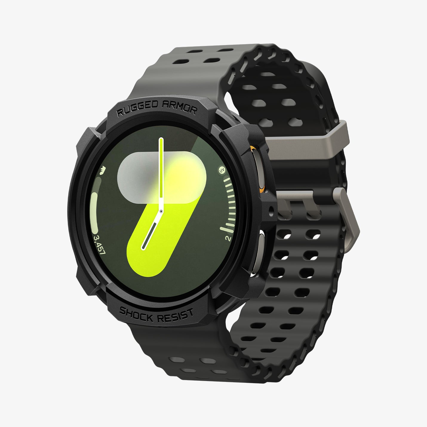 ACS10006 - Galaxy Watch 8 44mm Rugged Armor showing the front and partial side