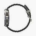 ACS10011 - Galaxy Watch 8 Bezel Tune Pro in sliver showing the side