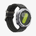ACS10011 - Galaxy Watch 8 Bezel Tune Pro in sliver showing the front and partial side