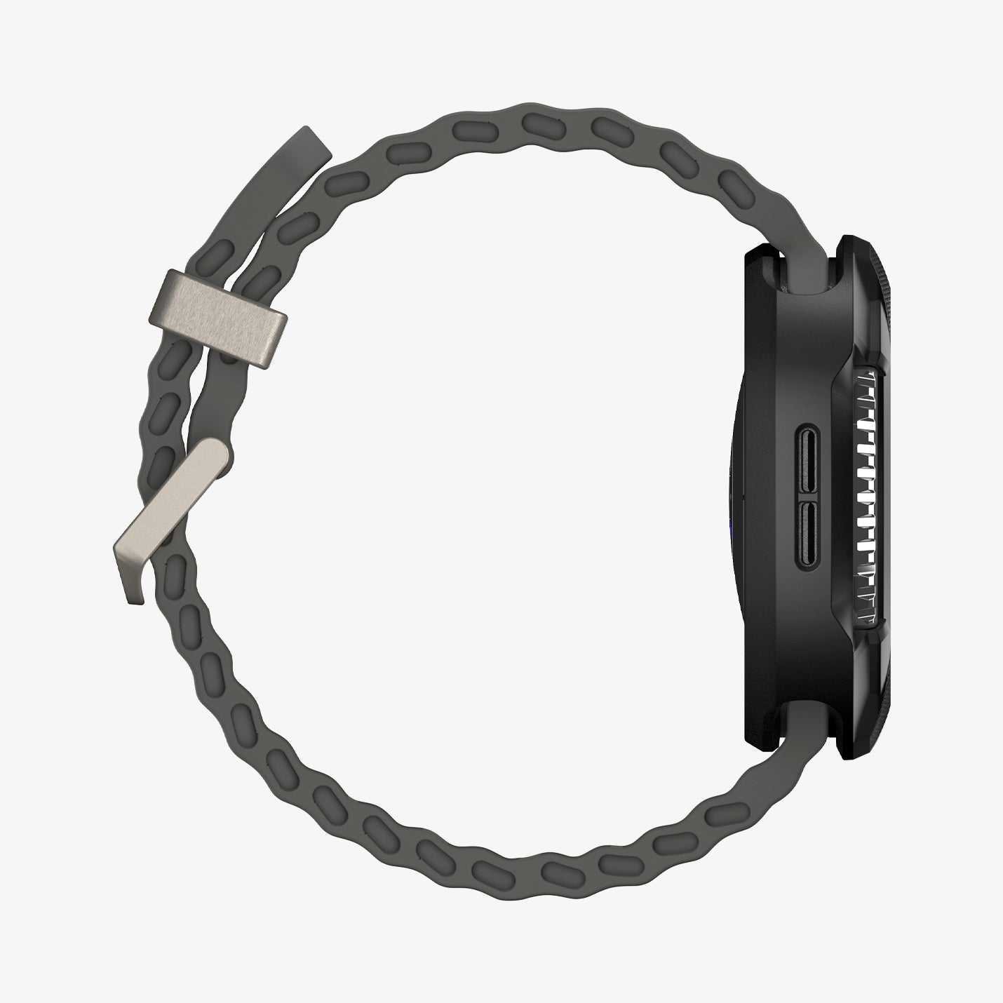 ACS09841 - Galaxy Watch 8 46mm Liquid Air showing the side