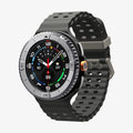 ACS10015 - Galaxy Watch 8 46mm Bezel Tune in sliver showing the front and partial side