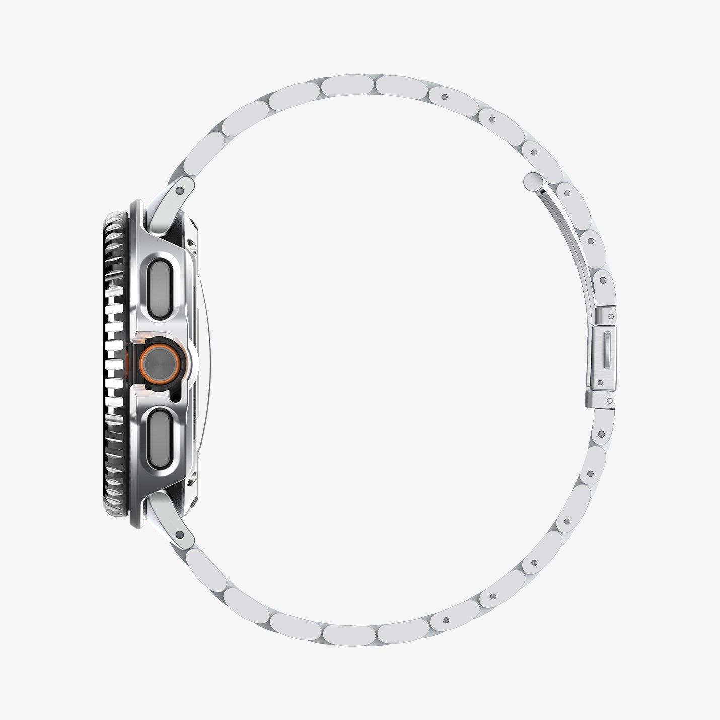ACS10016 - Galaxy Watch 8 Bezel Tune Pro in black showing the side