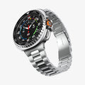 ACS10016 - Galaxy Watch 8 Bezel Tune Pro in black showing the front, side and bottom