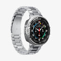 ACS10016 - Galaxy Watch 8 Bezel Tune Pro in black showing the front and partial side