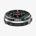 ACS10016 - Galaxy Watch 8 Bezel Tune Pro in black showing the front and side of watch face