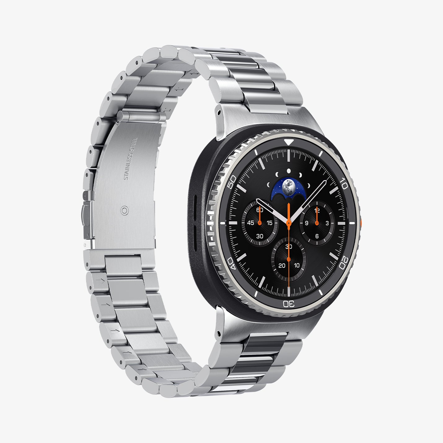 AMP10120 - Galaxy Watch 8 Series - Modern Fit 316L Band showing the side and inside