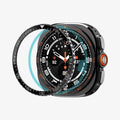 ACS11617 - SWUb Bezel Tune Black showing the bezel ring separated from the case in an exploded view