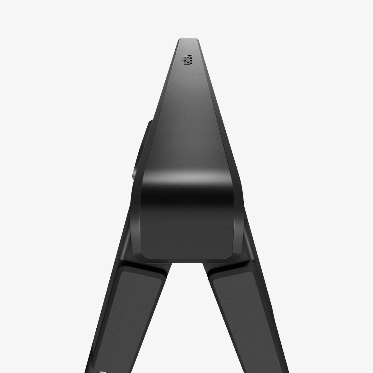 ACS09549 - Galaxy Z Fold 7 Tough Armor Pro (MagFit) in black showing the front of the hinge and partial sides zoomed in